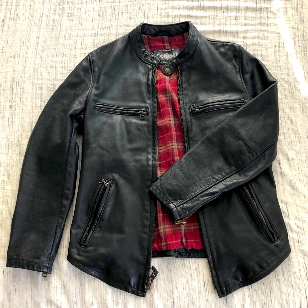 SCHOTT NYC Customized Cafe Racer